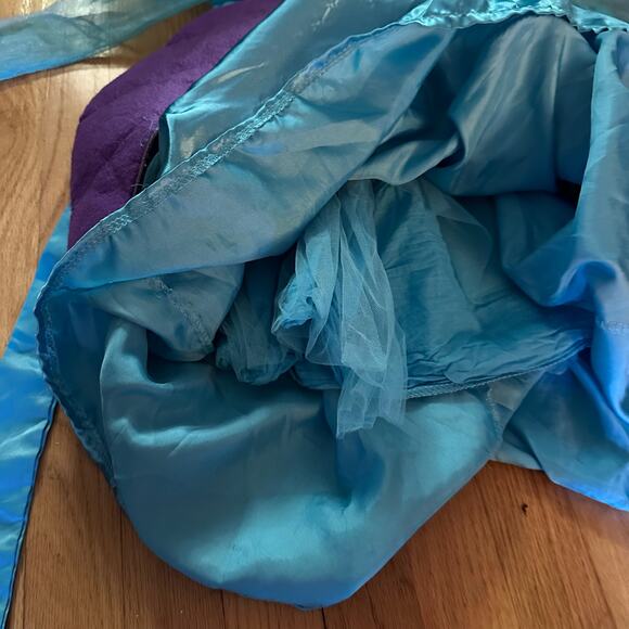 Princess Girls Kids 5 ? Halloween Costume Dress Up Gown Roleplay Theater Blue - Picture 5 of 10